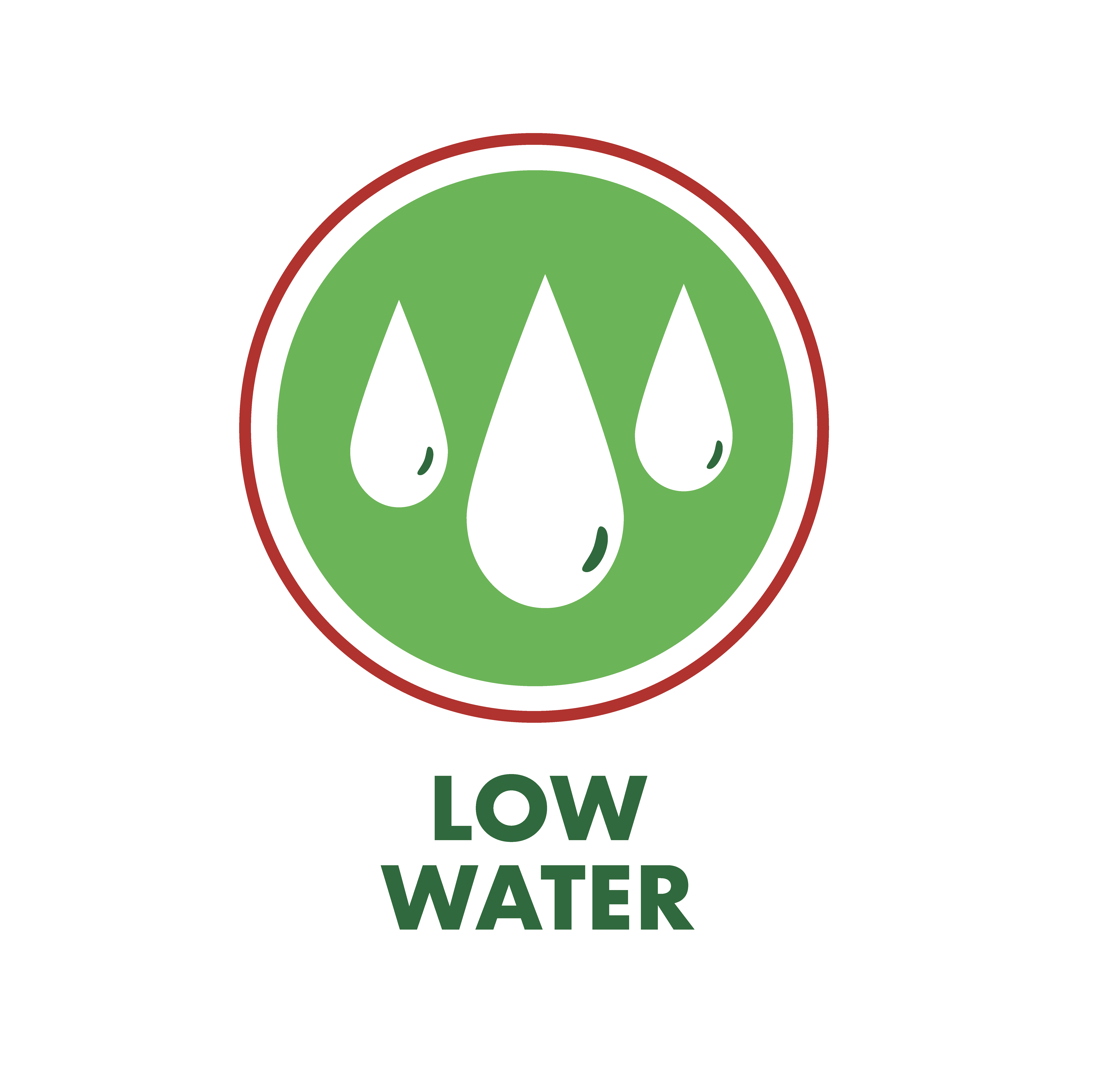 Low Water advance turf icon